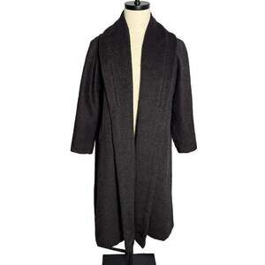 VINTAGE Forstmann 100% VIRGIN WOOL Overcoat, Ladies Dress Coat, Black, One Size